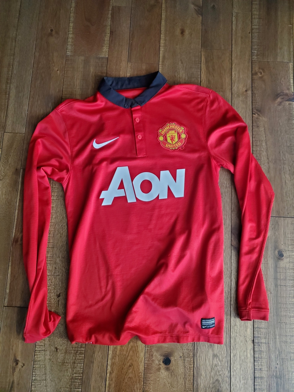 Nike Manchester United Red AON Long Sleeve Jersey